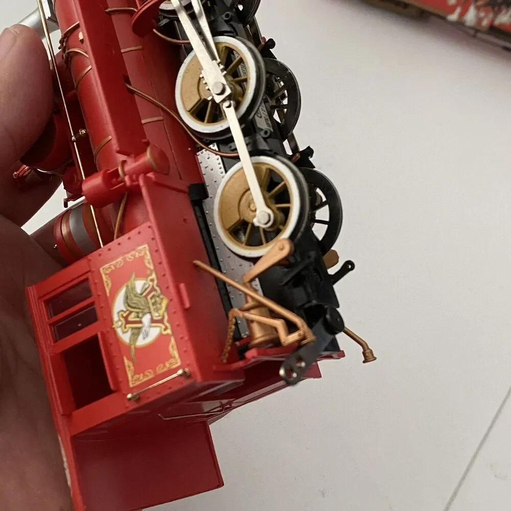 Hawthorne Village Budweiser Train Locomotive & Tender & Cars Holiday